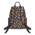 thumbnail image 2 of Naloa Colorful Pineapples1 Print Lightweight DayBackpack Suitable for school, work, shopping, travel, etc., 2 of 5