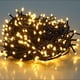 thumbnail image 3 of Serie de Luces La Merced  Decorativa Luz Led Blanca Cálida 140 Focos 8 Funciones Cable Verde 6.3 m, 3 of 5
