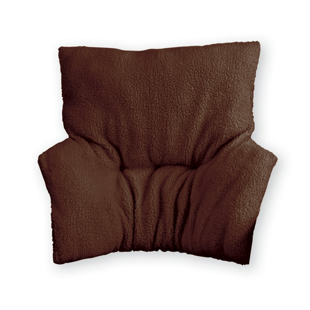 Faux Sheepskin Deluxe Back Rest Support Cushion Lower Back Support