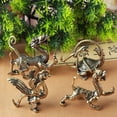 thumbnail image 1 of Adornos de cuatro bestias divinas de latón Qinglong Tigre blanco pinzón rosa Xuanwu cuadrado de bronce sala de estar salón de té muebles para el hogar, 1 of 5