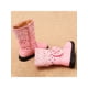 thumbnail image 3 of Oucaili Botas de nieve para niñas Zapatos de invierno antideslizantes para exteriores Botas cálidas, 3 of 5