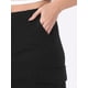 thumbnail image 5 of Falda Midi de Corderoy para Mujer Inspire Chic, Cintura Alta, Espalda Elástica, Color Negro, Talla M, 5 of 6