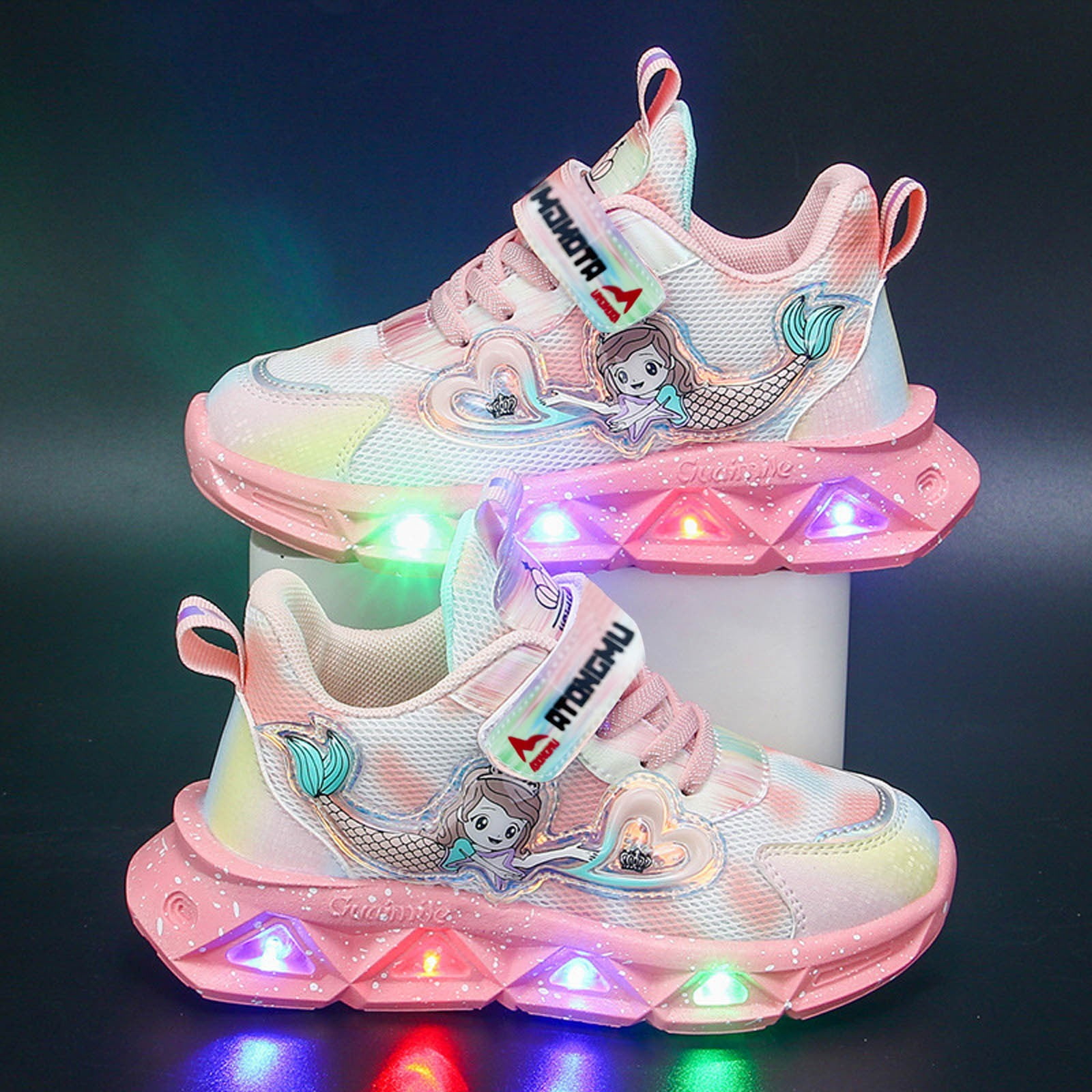 FLOW 女性kids用 B91xZ Sneakers for Girls Toddler Children Shoes Light Shoes