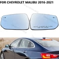 thumbnail image 3 of Car Rearview Mirror For Chevrolet Chevy Malibu 2016-2021 Glass Lens With Blind Spot Detection Distance Assist, 3 of 6