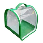 Small Butterfly Habitat, Insect Mesh Cage, Caterpillar Enclosure, Critter Cage, Bug Terrarium Portable Carry Handle 8 x 8 x 8 Inches