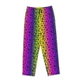 thumbnail image 4 of Sigee Animal Paw Rainbow Print Women's Soft Pajama Pants - Breathable and Comfortable Lounge Sleep Bottoms with Elastic Waistband and Pockets-Medium, 4 of 9