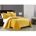 thumbnail image 2 of Chic Home Arron 7-Piece Floral Cotton Quilt Set, Queen, Mustard, 2 of 5