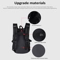 thumbnail image 4 of Motorcycle Backpack Waterproof Helmet Backpack for Men Reflective Helmet Backpack Anti splashing/Large Capacity/Scratch Resistant and Wear-resistant, 4 of 7