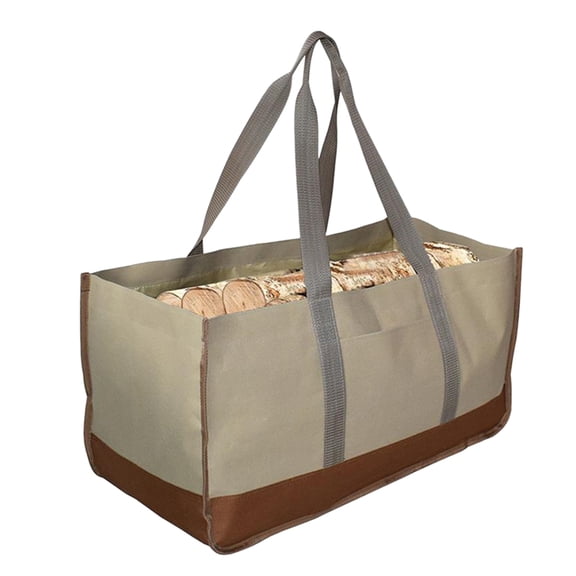 Supersized Canvas Firewood Carrier Log Carrying Bag Wood Carrier for Firewood Log Carrier Fireplace Tote Storage Bag