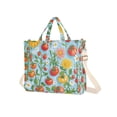 thumbnail image 7 of FORMRS Womens Corduroy Tote Bag Crossbody Shoulder Handbag with Pocket, Various Tomatoes, 7 of 7