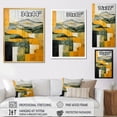 thumbnail image 4 of Designart "Yellow And Green Pastoral Bold horizon IX" Abstract Floater Framed Canvas Wall Art, 4 of 7