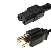 HQRP 10ft AC Power Cord for Cisco 72-0770-01 37-1132-01 CAB-9K12A-NA 3900 7500 Switch WS-CAC-1000W 6000 6500, WS-5008B 5002 5505 Mains Cable