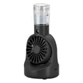 thumbnail image 2 of Ventilador de escritorio portátil con 4 velocidades, recargable, con pulverizador de agua Negro, 2 of 9