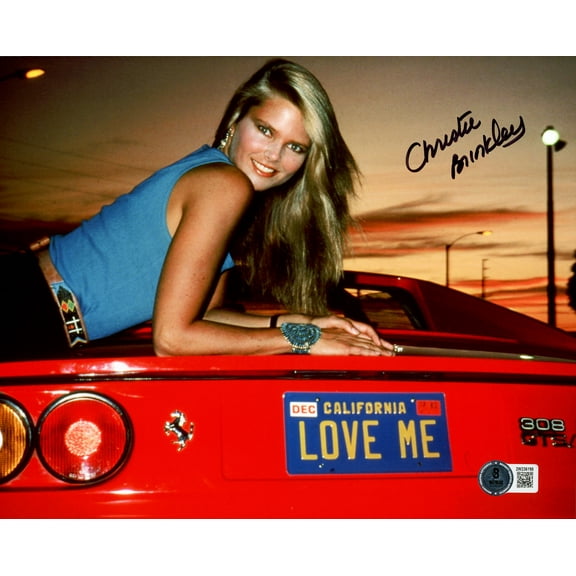 Christie Brinkley Autographed 8x10 Photo Vacation Beckett BAS Witness 234414