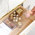 thumbnail image 6 of Clear Drawer Organizers Set Versatile Bathroom And Vanity Drawer Organizer Trays Storage For Makeup Bedroom Kitchen Gadgets Utensils And Off Ice, 6 of 7