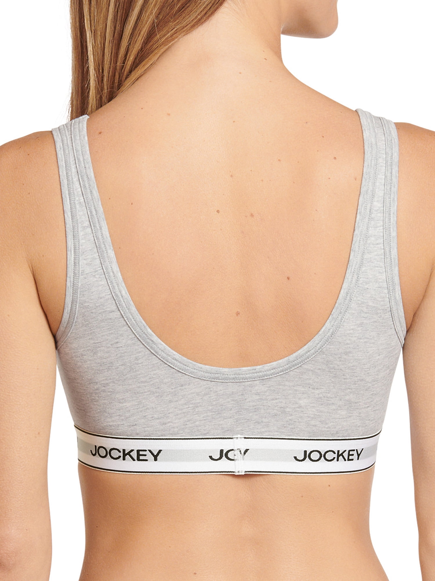 Jockey® Essentials Women's Cotton Stretch Scoop Bralette, Wirefree Comfort  Bra, Sizes Small-3XL, 5691