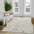 thumbnail image 3 of Rug Branch Floral Modern Cream Grey Indoor Area Rug - 7x10, 3 of 7