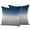 Gray Blue, variant on Burnt Orange Gray Ombre Outdoor Pillow Covers 16x16 Set of 2,Waterproof Patio Throw Pillowcase Protectors,Modern Gradient Abstract Art Decorative Pillow Shams Cushion Covers for Seat Bed Couch Sofa