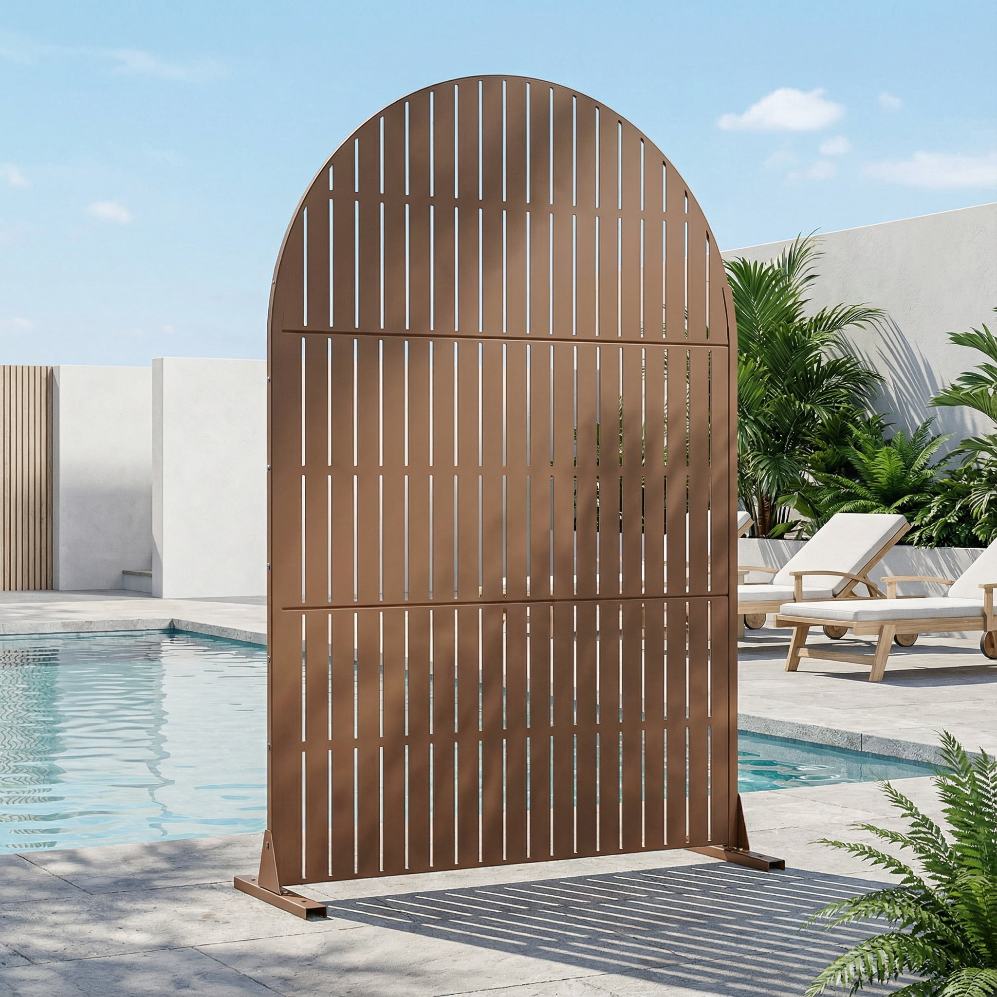 Privacy Metal Screen Fence Panel