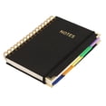 thumbnail image 3 of Lined Journal Notebook, A5 300 Lined Pages, Waterproof Hardcover Leather Journals with 8 Tabs for Writing and Notebooks for Women, Men Work - 100 GSM Thick Paper, 1Pc, Multicolor(Purple,10x8.2"), 3 of 3