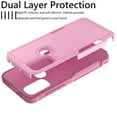 thumbnail image 6 of Xhy Moto G Power 2022 Case With Screen Protector Military Grade Full Body Double Layer Protection Shock and Drop Resistant TPU Durable Removable for Motorola Moto G Power 2022 Phone Case - Pink, 6 of 9