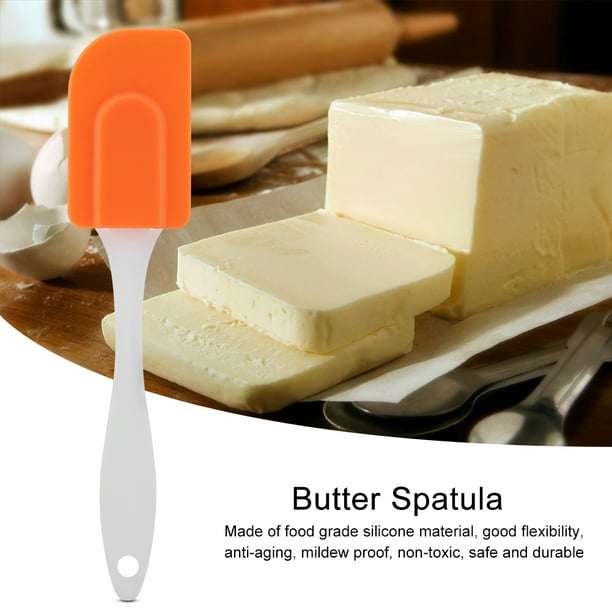Raspador de silicona, espátulas de silicona, crema de mantequilla, espátula para mezclar, raspador meticulosamente diseñado
