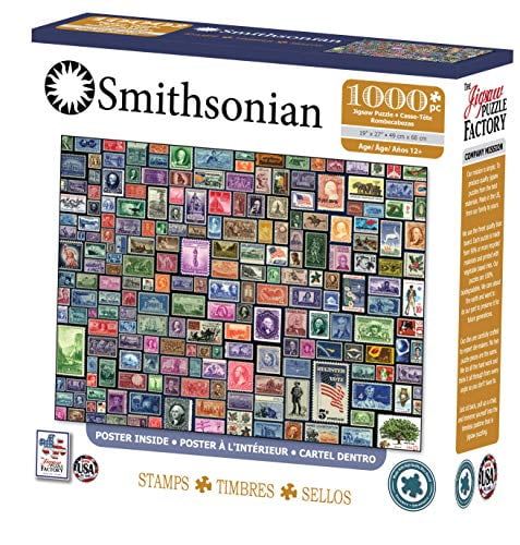 The Jigsaw Puzzle Factory Smithsonian Stamps Jigsaw Puzzle 1000 Piece