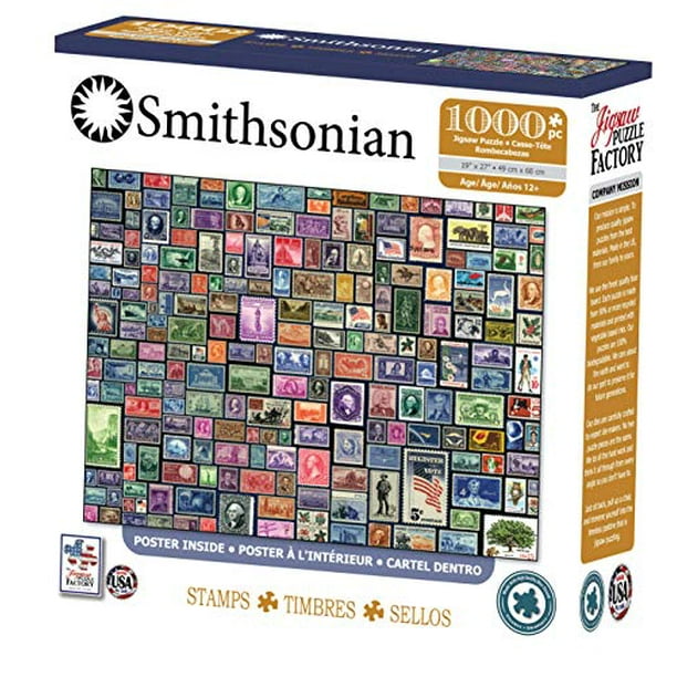 The Jigsaw Puzzle Factory SmithsonianStamps Jigsaw Puzzle (1000 Piece
