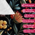 thumbnail image 7 of Flannel Fleece Throw Blanket, Soft Large Throw Blanket, Lightweight Cozy Plush Throw Blanket Fit Sofa Bed, 50"x60", Florals, 7 of 7