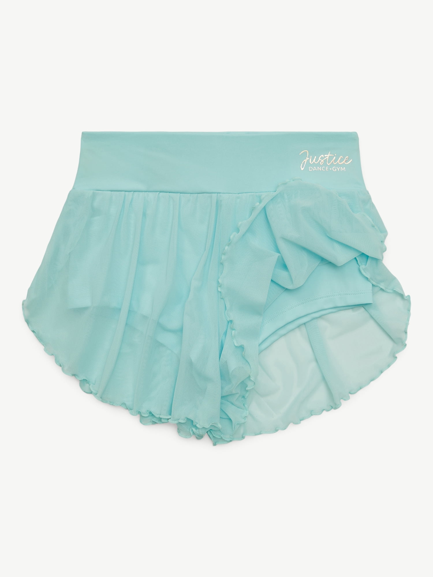 Justice Flutter Skirt for Girls with Built-In Shorts, Sizes XS-XL