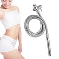 thumbnail image 5 of Ducha vaginal, ducha anal de acero inoxidable Ducha anal Enema Limpieza al ras Resultados impresionantes, 5 of 5