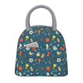 thumbnail image 1 of Fotbe Sports Ball Bolsa de Almuerzo con Estampado, Lonchera Aislada, Contenedor de Comida Reutilizable Tipo Cooler a Prueba de Fugas, 1 of 6