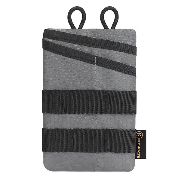 Bolsa de herramientas ligera, bolsa plegable, accesorios para exteriores (gris)
