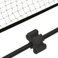 thumbnail image 5 of vidaXL Filet de Tennis Noir et Rouge 300x100x87 cm Polyester, 5 of 5
