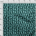 thumbnail image 3 of oneOone Cotton Cambric Turquoise Green Fabric Abstract Sewing Craft Projects Fabric Prints By Yard 56 Inch Wide, 3 of 4