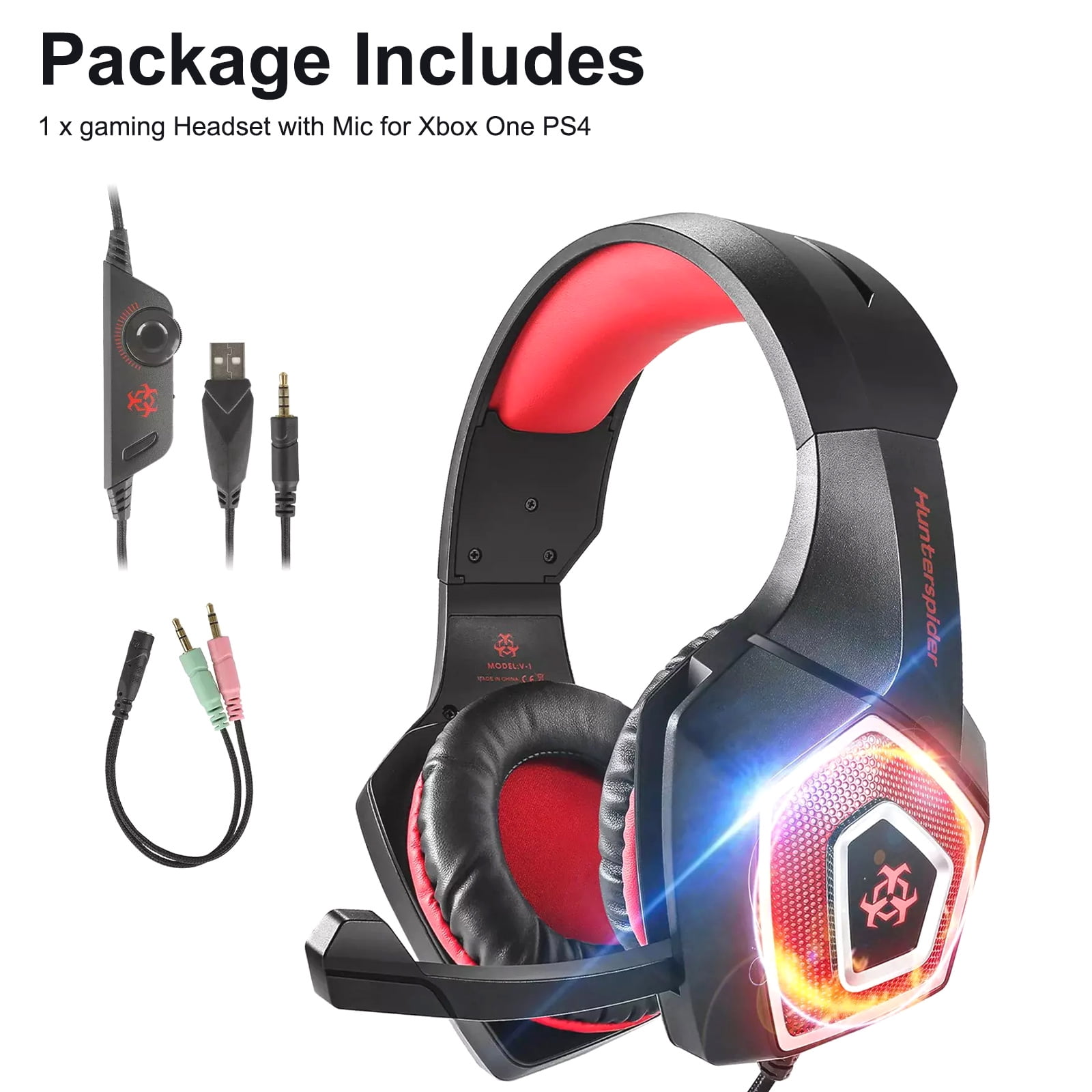RPM Euro Games Wired in Ear Gaming Earphones with Mic for Mobile Phones,  Pc, Ps4, Xbox One, Nintendo Switch - (Red) : : Video Games