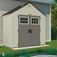 thumbnail image 4 of Suncast Tremont® Storage Shed for Backyard, Vanilla, 8'x4', 206 cu. ft., 4 of 8