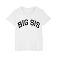 thumbnail image 2 of Amidoa Girls Short Sleeve Cute Crewneck Graphic Cotton Casual Summer Top White,5 Years, 2 of 4