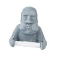 thumbnail image 4 of rollos de papel higiénico con estatua Moai, escultura funcional y única para montar en pared, decoración para baño, hogar y oficina., 4 of 9