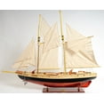 thumbnail image 2 of Bluenose II Painted L Boat Model Display, 2 of 5
