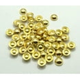 thumbnail image 2 of EOEMY 500 Gold Tone Acrylic Round Dome Studs 6mm No Hole Cell Phone Deco Bow Center, 2 of 4