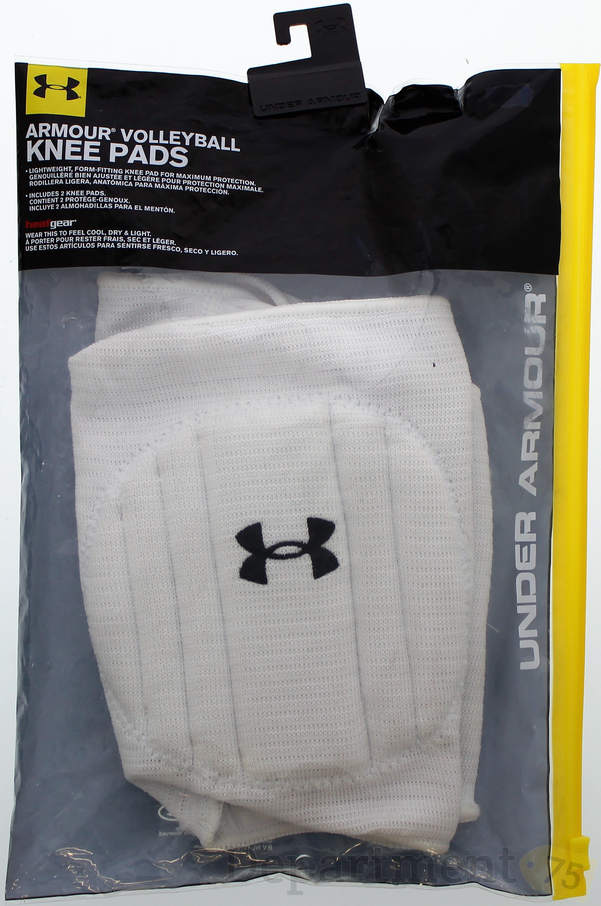white under armour volleyball knee pads