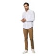 thumbnail image 4 of Camisas Para Hombre Manga Larga Lisa Regular Fit Basica, 4 of 4