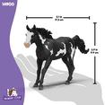thumbnail image 4 of Schleich Horse Club 7" Paint Horse Figurine with Black and White Coat, 4 of 4