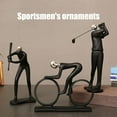 thumbnail image 3 of Resin Sports Figures Statues Shelf Decor Figurines Bike Ornament Art Sculpture Golf Statues,Decoration for Home Office, 3 of 3