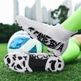 thumbnail image 2 of Zapatos de fútbol de alta calidad para hombre, botas de pie ultraligeras, cómodas, tacos deportivos de entrenamiento, césped, tacos largos, 2 of 5