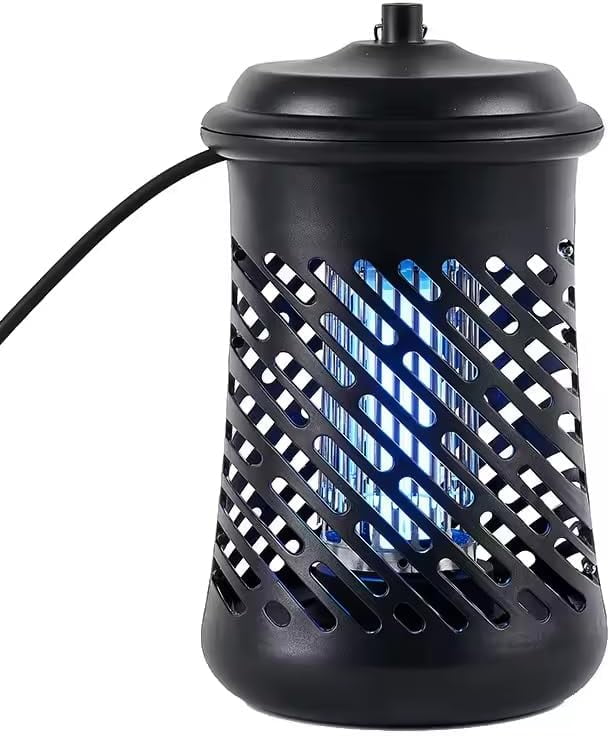 BUGGOFF Outdoor & Indoor Electric Bug Zapper, 800 SQFT Coverage, 3500 Volts of Power, 20 Watts, Kills Mosquitos Gnats, Flys & More. Damp Rated, Unique 360 Degree Design, 5 Year Warranty, 4 Pack