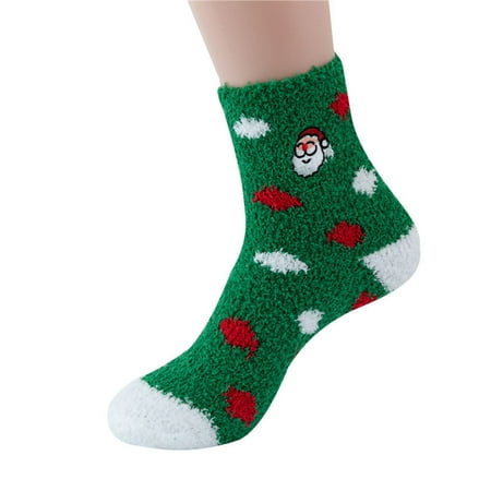 

10 pairs Warm Christmas Fashion Windproof Printing Mid Tube Socks Long Tube Cotton funny socks Color random