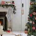 thumbnail image 4 of YWIYIUD Christmas Stockings with Initials, 18 Inches Large Embroidered Stocking Hanging Stockings for Family Holiday Christmas Decoration, Xmas Holiday Party Gifts & Decoration, 4 of 9