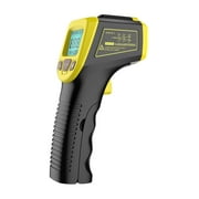 Infrared Thermometer Temperature Tester Guns Non-Touch Non-Contacting Digital IR Laser Thermometer -58℉ To 1112℉ -50~600℃ Standard Size Black